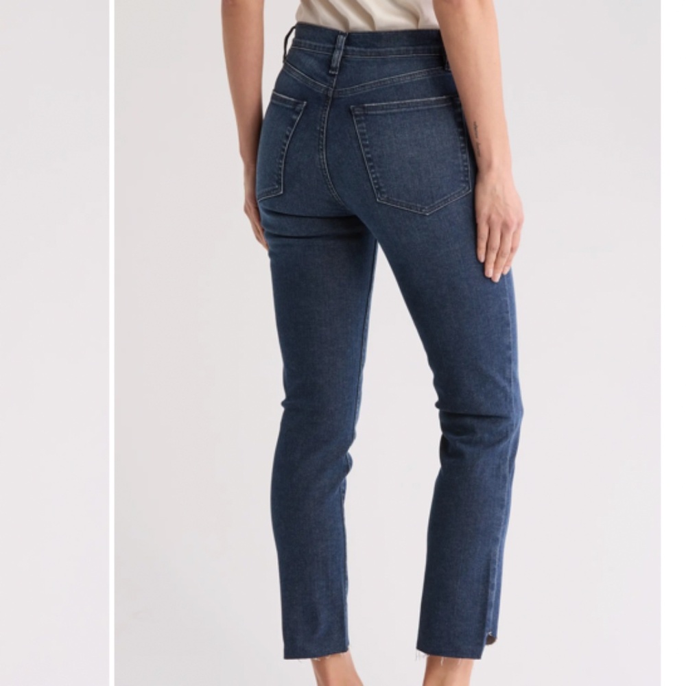 FRAME Le High Waist Straight Leg Jeans Size 26, CRAFTY CASCADE - Picture 2 of 4